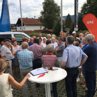 Großes Interesse der Bevölkerung aus Rieden im Dialog mit Stadträten der SPD